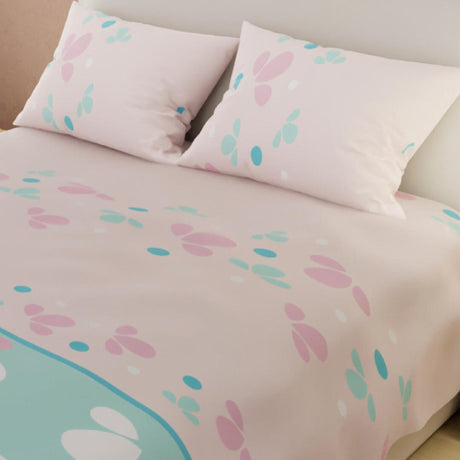 Juego de Sabanas Basic Flores 4 Piezas 140x190cm 180 Hilos - Sabanas | Bylmo