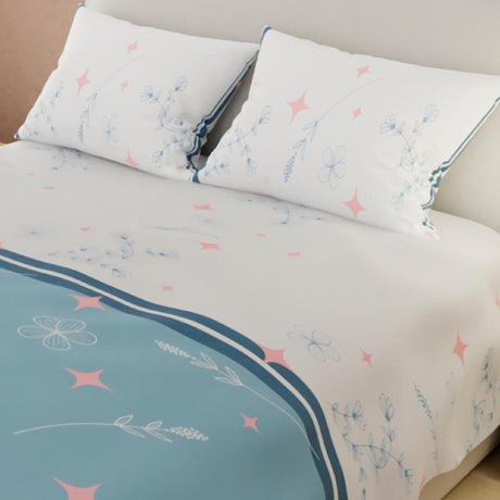 Juego de Sabanas Basic Estrellas Doble 140x190cm Suaves y Modernas - Sabanas | Bylmo