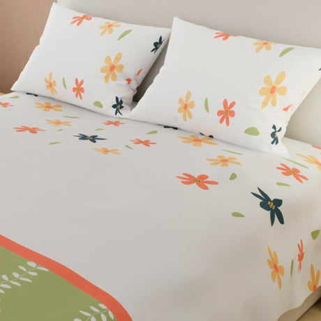 Juego de Sabanas Basic Verde Moderno 4 Piezas 120 x 190 cm - Sabanas | Bylmo