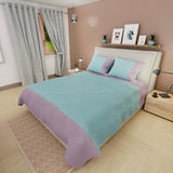 Juego de Sabanas Basic Suavidad Azul Grisaceo 180 hilos - Sabanas | Bylmo