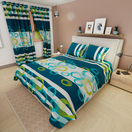 Juego de Sabanas Basic Estrellas de Mar Azul y Blanco - Sabanas | Bylmo