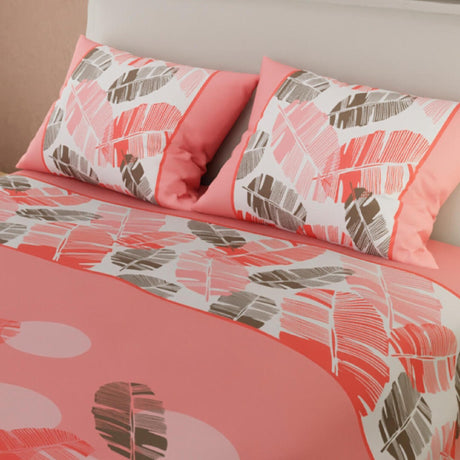 Juego de Sabanas Basic Queen Rosado 180 hilos suaves y modernas. - Sabanas | Bylmo