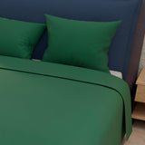 Juego de Sabanas Basic Verde Limón 4 Piezas 140x190 Cm - Sabanas | Bylmo