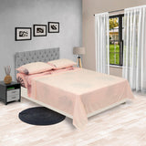 Juego de Sabanas Barcelona Moderno 4 Piezas Doble 140x190cm Palo de Rosa - Sabanas | Bylmo