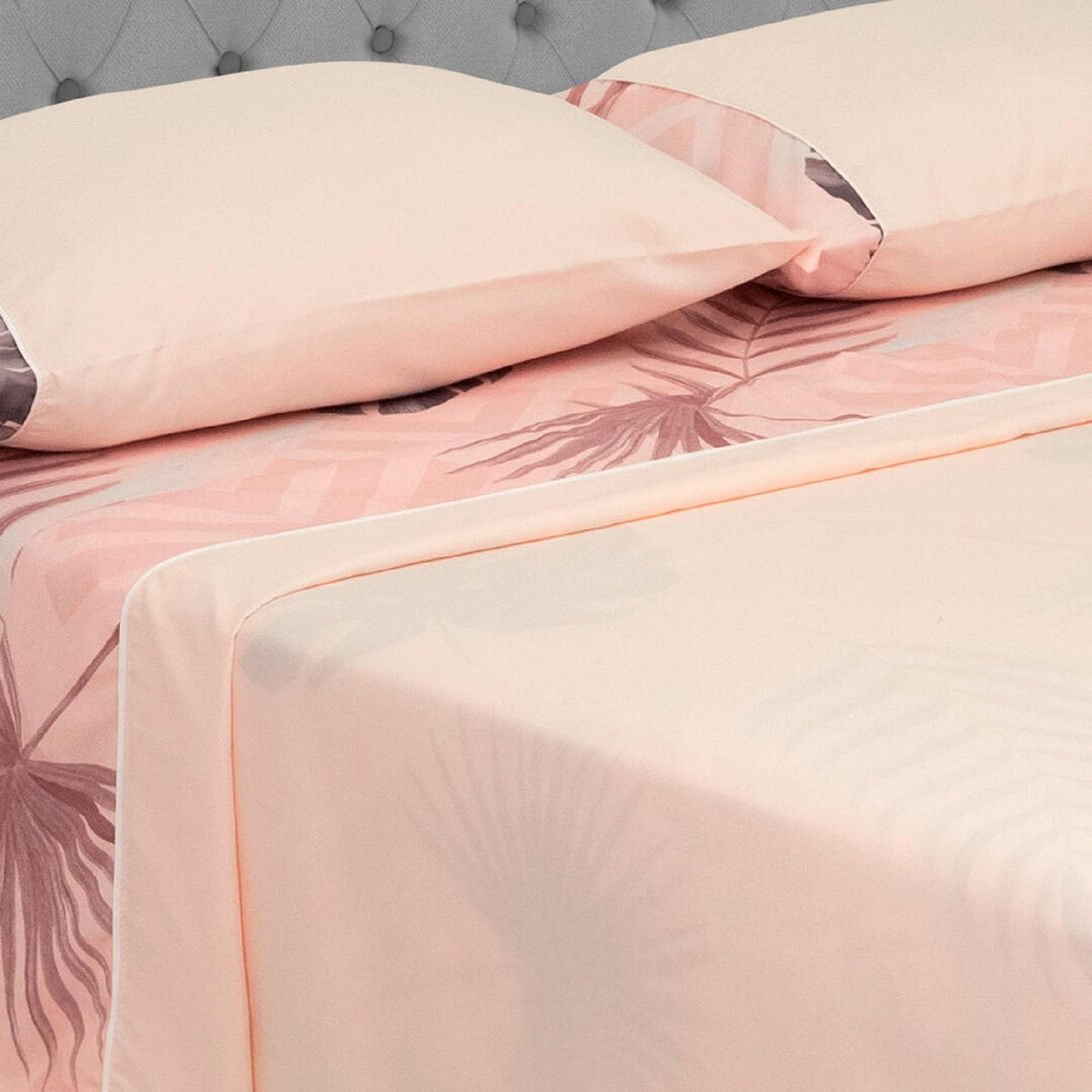 Juego de Sabanas Barcelona Moderno 4 Piezas Doble 140x190cm Palo de Rosa - Sabanas | Bylmo