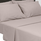 Juego de Sabanas Basic Taupe 4 Piezas 160x190 cm Moderno - Sabanas | Bylmo