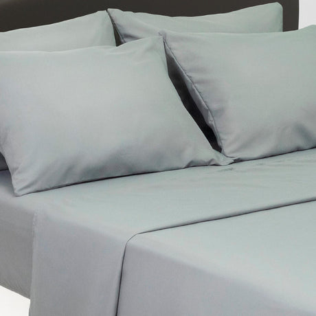 Juego de Sabanas Basic Gris Moderno Queen 160 x 190 cm - Sabanas | Bylmo