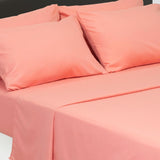 Juego de Sabanas Basic Microfibra Suavizada Palo de Rosa 4 piezas - Sabanas | Bylmo