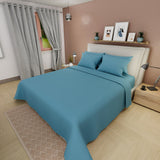 Juego de Sabanas Basic Azul Pastel Suavidad y Personalidad - Sabanas | Bylmo