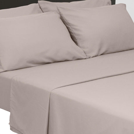 Juego de Sabanas Basic Taupe 4 Piezas Suavidad Extrema - Sabanas | Bylmo