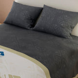 Juego de Sabanas Basic Moderno Negro y Blanco 4 Piezas 140x190cm - Sabanas | Bylmo