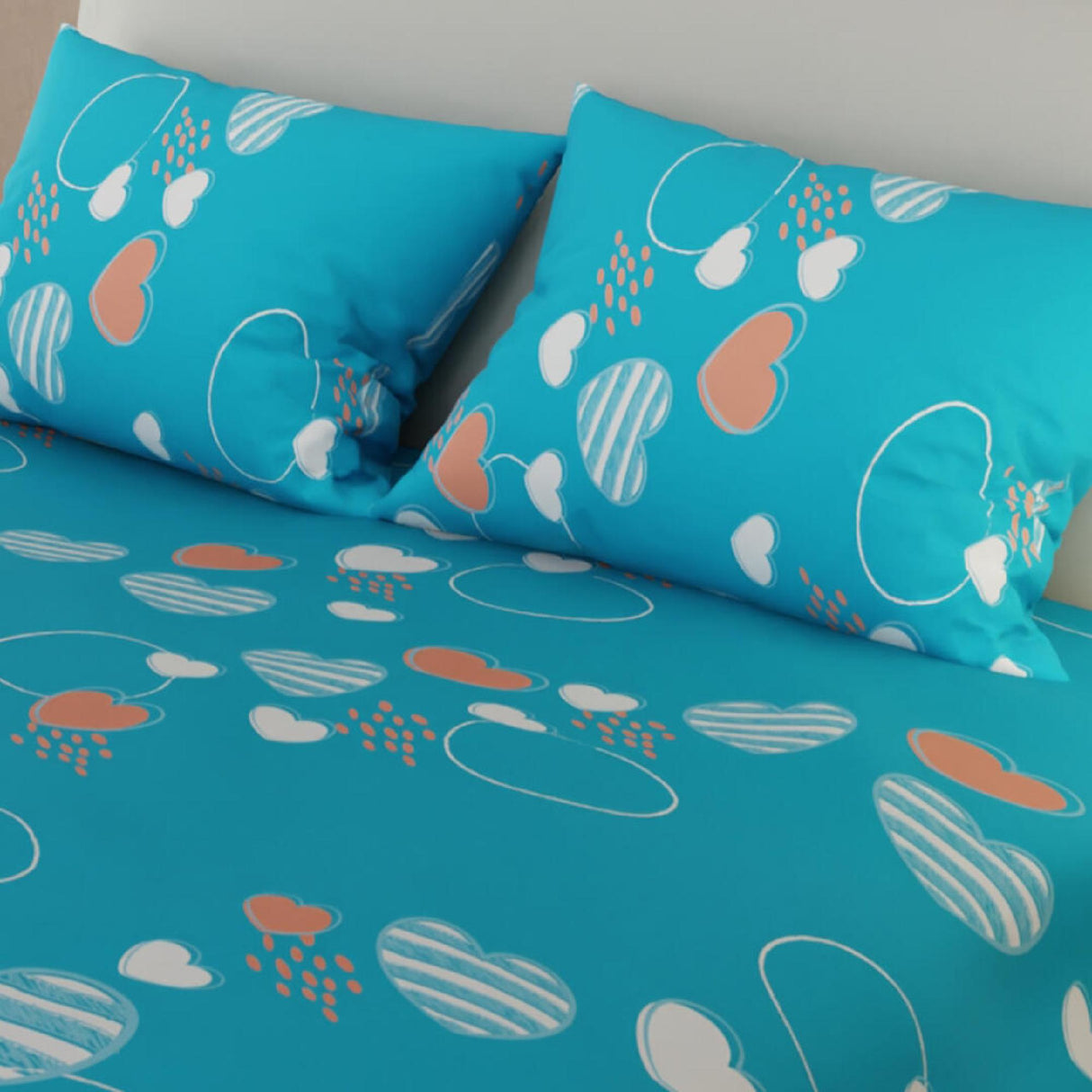 Juego de Sabanas Basic Azul Suavidad y Frescura para tu Cama - Sabanas | Bylmo