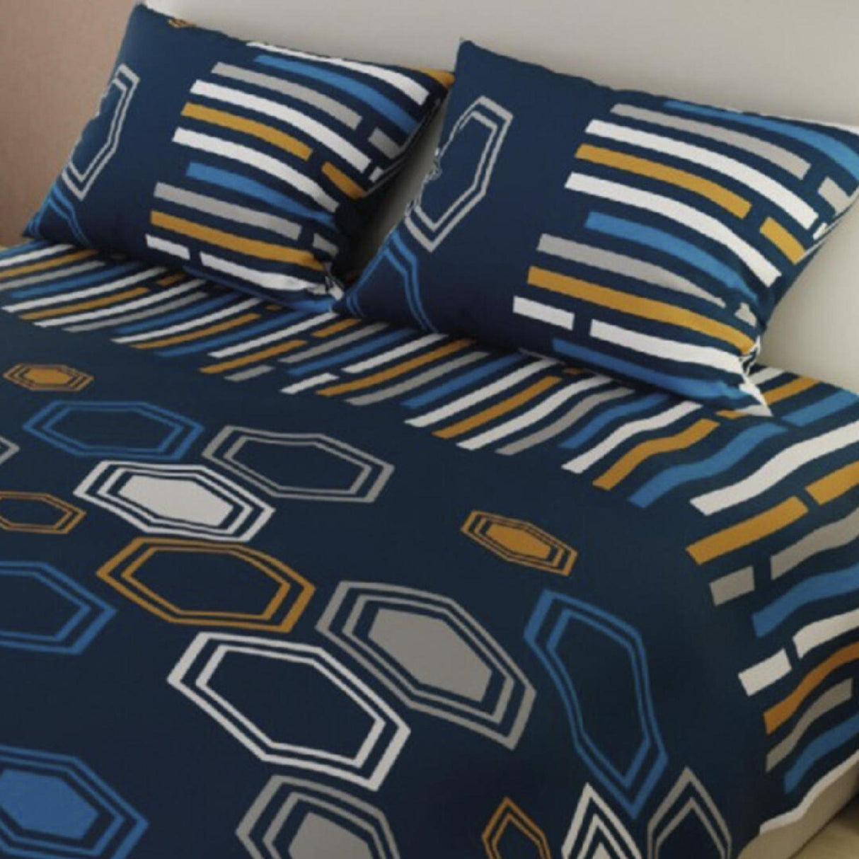 Juego de Sabanas Basic Azul Oscuro 4 piezas Suavidad y Durabilidad - Sabanas | Bylmo