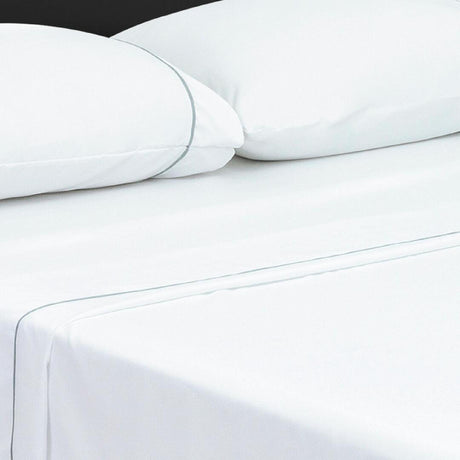 Juego de Sábanas Basic Naturaleza Resortada Queen Blanco 10 Tonos - Sabanas | Bylmo