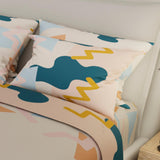 Juego de Sabanas Basic Moderno Durazno 4 piezas Queen 160x190cm - Sabanas | Bylmo