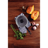 Batería de Cocina Linz Gris con Antiadherente Starflon Max Para Uso Casero - Ollas y Sartenes | Bylmo