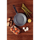 Batería de Cocina Linz Gris con Antiadherente Starflon Max Para Uso Casero - Ollas y Sartenes | Bylmo