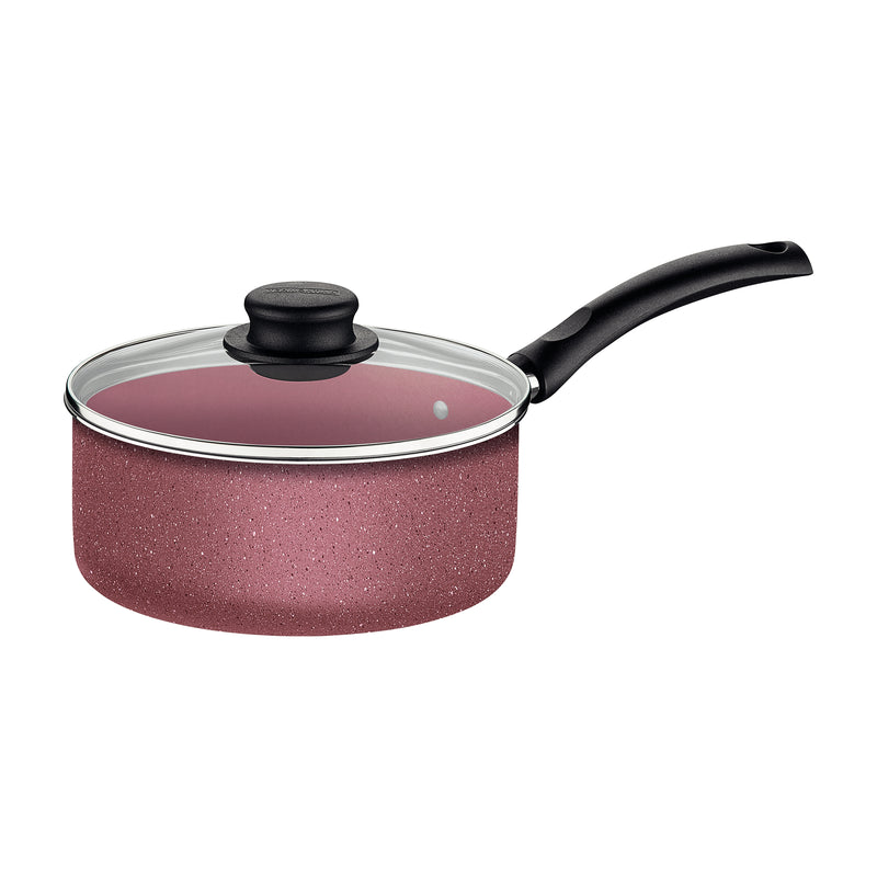 Batería De Cocina Turim Rosa Con Antiadherente Starflon Max Para Uso Casero