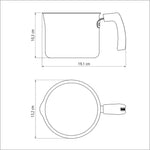 Hervidor Loreto Grafito 13x10.5cm De Aluminio Antiadherente Y De 1 Litros