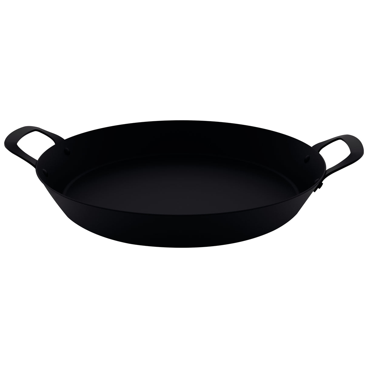 Paellera Negro 39.5x8.7cm de Hierro y de 5 Litros - Ollas y Sartenes | Bylmo
