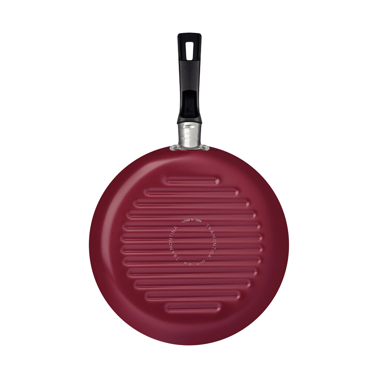 Bifera Loreto Rojo 22.3x5.7cm de Aluminio Antiadherente y de 0.6 Litros - Ollas y Sartenes | Bylmo