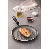 Bifera Loreto Rojo 22.3x5.7cm de Aluminio Antiadherente y de 0.6 Litros - Ollas y Sartenes | Bylmo