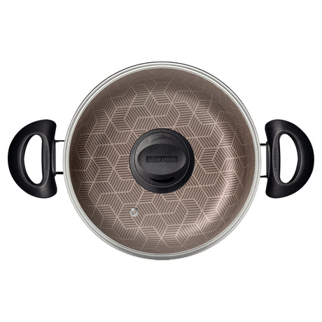 Olla París Rojo 29.4x20cm de Aluminio Antiadherente y de 8 Litros - Ollas y Sartenes | Bylmo