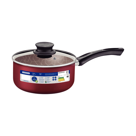 Olla Perol París Rojo 19.4x14.1cm de Aluminio Antiadherente y de 2.1 Litros - Ollas y Sartenes | Bylmo