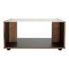 Mesa De Centro Galia Gales 68x35cm Rectangular Con Compartimiento