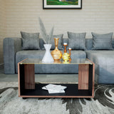 Mesa de Centro Galia Gales 68x35cm Rectangular Con Compartimiento - Mesas de Centro | Bylmo