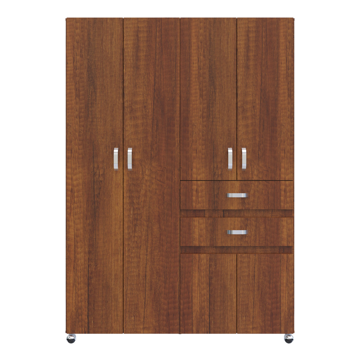 Closet Nova Caramelo 140x199cm Con Dos Cajones - Closets | Bylmo