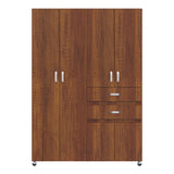 Closet Nova Caramelo 140x199cm Con Dos Cajones - Closets | Bylmo