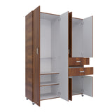 Closet Nova Caramelo 140x199cm Con Dos Cajones - Closets | Bylmo