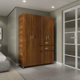 Closet Nova Caramelo 140x199cm Con Dos Cajones - Closets | Bylmo
