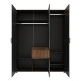 Closet Mary Gales y Wengue 160x200cm Con Dos Cajones - Closets | Bylmo