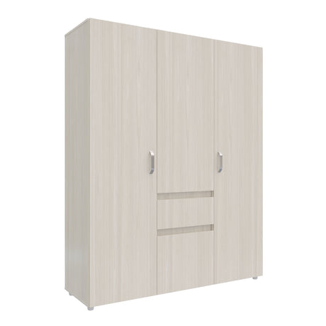 Closet Mary Niebla y Blanco 160x200cm Con Dos Cajones - Closets | Bylmo