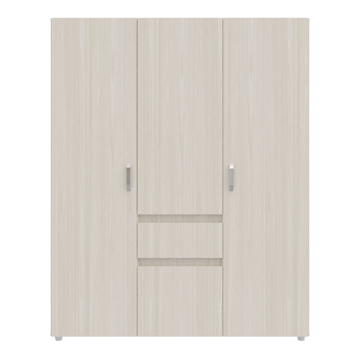 Closet Mary Niebla y Blanco 160x200cm Con Dos Cajones - Closets | Bylmo