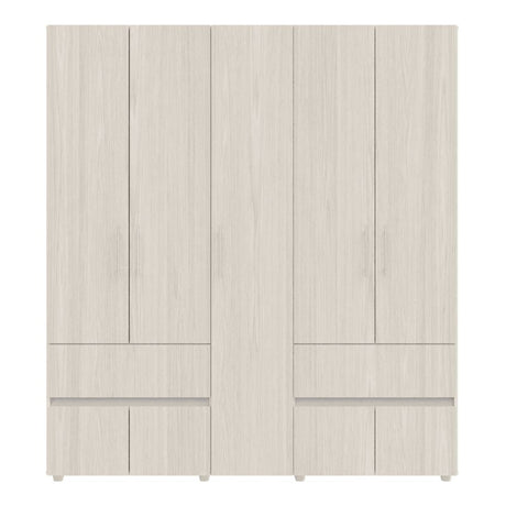 Closet Venecia Niebla y Blanco 180x200cm Con Dos Cajones - Closets | Bylmo