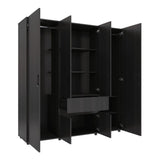 Closet Pekin Wengue 170x200cm Con Un Cajón - Closets | Bylmo