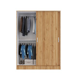 Closet Berlín Duna y Blanco 150x200cm Con Dos Cajones - Closets | Bylmo