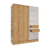 Closet Berlín Duna y Blanco 150x200cm Con Dos Cajones - Closets | Bylmo