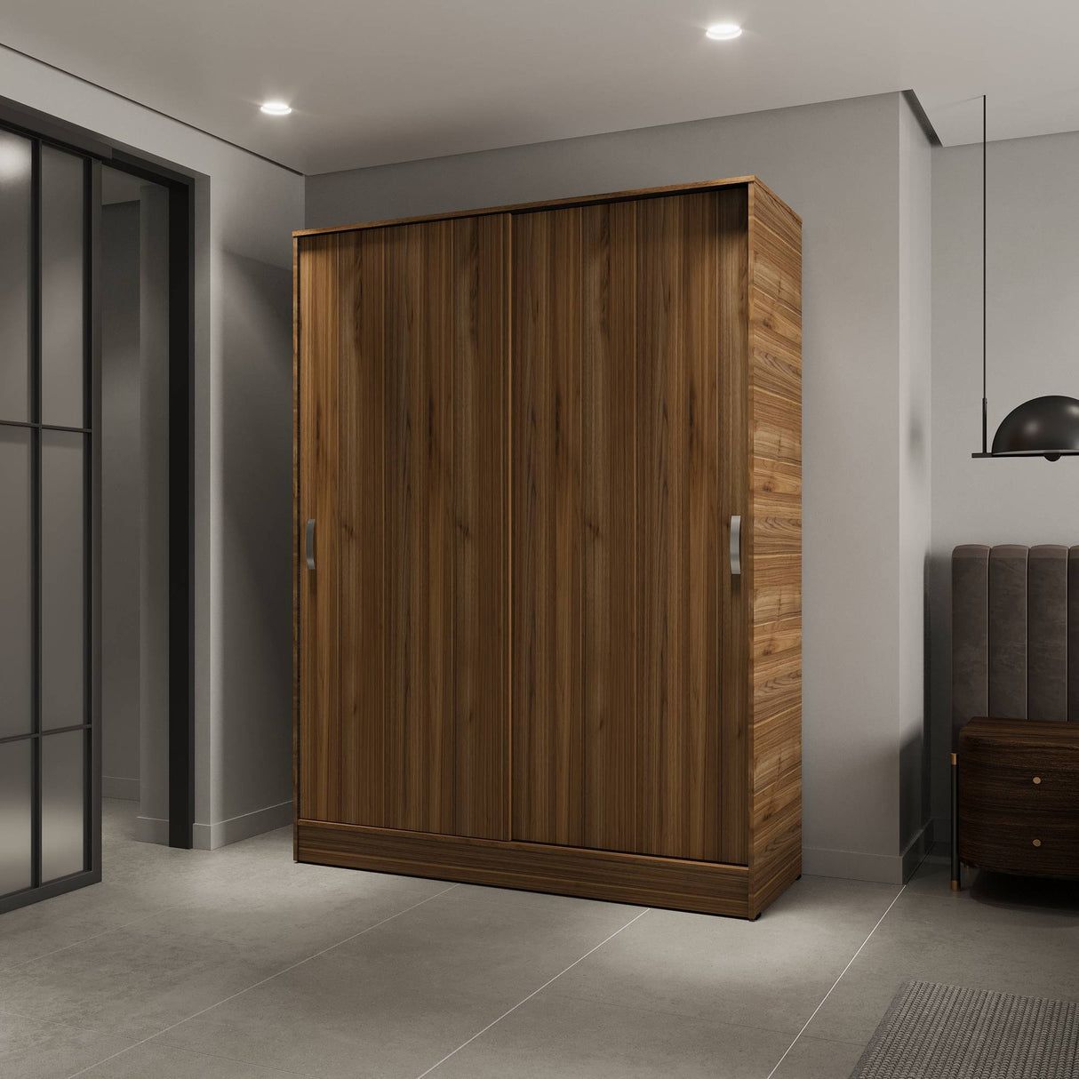 Closet Berlín Gales y Wengue 150x200cm Con Dos Cajones - Closets | Bylmo