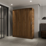 Closet Berlín Gales y Wengue 150x200cm Con Dos Cajones - Closets | Bylmo