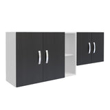 Mueble Superior Hannah Blanco y Wengue 150x56cm Para Lado Izquierdo o Derecho - Muebles Superiores | Bylmo