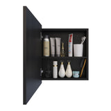 Gabinete de Baño Niki Wengue 43x48cm Rectangular Con Espejo - Gabinetes de Baño | Bylmo