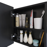 Gabinete de Baño Niki Wengue 43x48cm Rectangular Con Espejo - Gabinetes de Baño | Bylmo