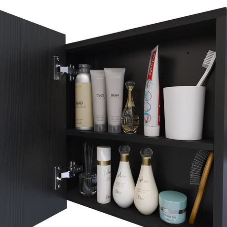 Gabinete de Baño Niki Wengue 43x48cm Rectangular Con Espejo - Gabinetes de Baño | Bylmo