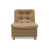 Poltrona Zeink Camel 70x90cm De Un Puesto Reclinable con Patas - Sofas y Poltronas | Bylmo