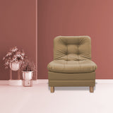 Poltrona Zeink Camel 70x90cm De Un Puesto Reclinable con Patas - Sofas y Poltronas | Bylmo