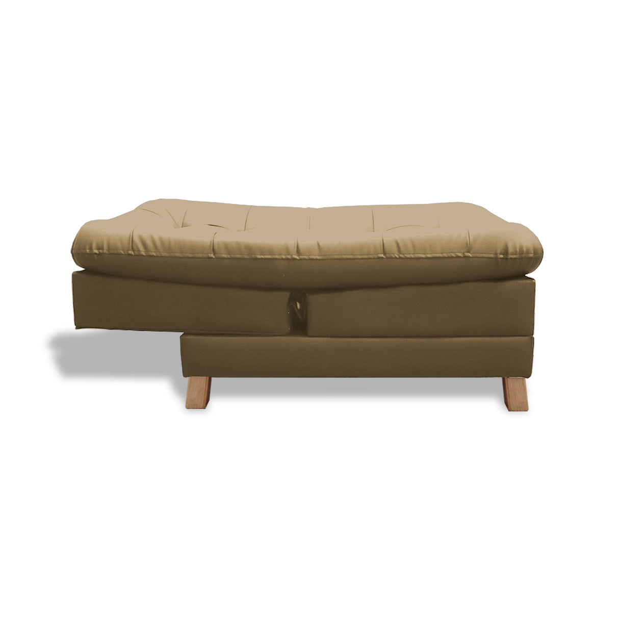 Poltrona Zeink Camel 70x90cm De Un Puesto Reclinable con Patas - Sofas y Poltronas | Bylmo
